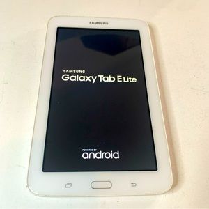 Samsung galaxy tab ELite CE0168 Reset. Holds Charge SM T113 Wifi 7” no cord